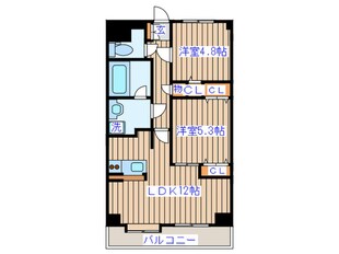 カルトセゾン鶴ヶ谷東の物件間取画像